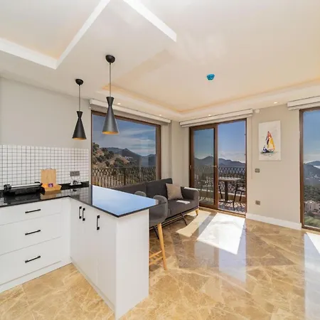 Fully Furnished Flat With Sea View In Antalya Kaş