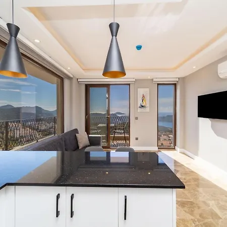 Fully Furnished Flat With Sea View In Antalya * Kaş